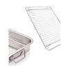 Rustidera Alza Basic Inox 40cm Con Rejilla