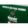 Náyade System Box Recycle Battery: Recolector - Dispensador Exterior Para La Recogida Y Reciclaje De Pilas Usadas + Regalo 5 Cubos Reciclaje