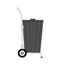 Street Cleaning Cart Eco Plus Carro Limpieza Viaria + Cubo Verde Y Tapa 120 Lt