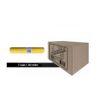 Caja Bolsa Basura 120 Lt. 85x105 Mm. Caja 35 Rollos - 350 Bolsas Xl Amarillo.