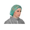 Gorro Verde Protección Desechable Médica. Pack 100  Ud. 12 Gr. Diámetro 550mm