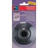 Contera Para Muletas Con Base Ancha Y Arandela Inofix 22mm Negro