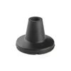 Contera Para Muletas Con Base Ancha Y Arandela Inofix 22mm Negro