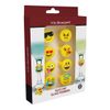 Set Marca Copas Emoticonos, Silicona