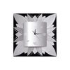 Reloj Artesanal Shine Cuadrado Plata Negro Shine 70 X 70 X 3,5 Cm