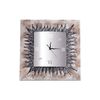 Reloj Artesanal Sol Plata Oscura Acrílico 70 X 70 X 3,5 Cm