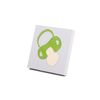 Cuadro Artesanal Infantil Chupete Verde 30 X 30 X 3,5 Cm