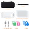 4 En 1 Accesorios Para Nintendo Switch -funda Nintendo Switch + Carcasa Transparente + 4 Protector De Pantalla De Vidrio Templado + Cable De Usb Tipo C