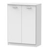 Mueble Zapatero Armario Auxiliar Multiusos Habitacion Pasillo Cocina Color Blanco 101x74x37 Cm