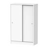 Armario Bajo Auxiliar Tibet Color Blanco Soft 2 Puertas 2 Estantes Almacenaje Mueble 120x74x33 Cm