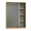 Armario Tres Puertas Correderas 200x150x55 Cm - Cambrian/blanco