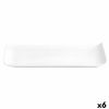 Plato Quid Chef Baguette Cerámica Blanco (25 X 12 Cm) (pack 6x)