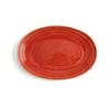 Fuente De Cocina Ariane Terra Ovalado Cerámica Rojo (ø 32 Cm) (6 Unidades)