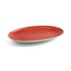 Fuente De Cocina Ariane Terra Ovalado Cerámica Rojo (ø 32 Cm) (6 Unidades)