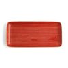 Fuente De Cocina Ariane Terra Rectangular Cerámica Rojo (36 X 16,5 Cm) (6 Unidades)