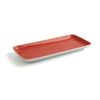 Fuente De Cocina Ariane Terra Rectangular Cerámica Rojo (36 X 16,5 Cm) (6 Unidades)