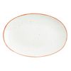 Fuente De Cocina Ariane Terra Ovalado Cerámica Beige (ø 26 Cm) (12 Unidades)