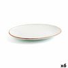 Fuente De Cocina Ariane Terra Ovalado Cerámica Beige (ø 32 Cm) (6 Unidades)