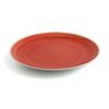 Plato Llano Ariane Terra Cerámica Rojo (ø 31 Cm) (6 Unidades)