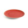 Plato Llano Ariane Terra Cerámica Rojo (24 Cm) (6 Unidades)