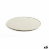 Bajo Plato Quid Mineral Gres Cerámica Beige Ø 33 Cm (6 Unidades)