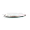 Plato Triangular Porcelana Terra 29cm