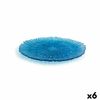 Plato Llano Quid Mar De Viento Azul Vidrio (ø 28 Cm) (pack 6x)