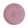 Plato Llano Quid Vita Peoni Cerámica Rosa Ø 27 Cm (12 Unidades)