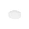 Mini Plato Oval Porcelana Alaska 10,3x7,4x1,5 Cm