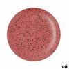 Plato Llano Ariane Oxide Cerámica Rojo (ø 31 Cm) (6 Unidades)