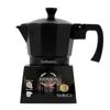 Cafetera Tribeca Bidasoa 3 Tazas Aluminio Fundido Negro/plata