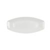 Fuente De Cocina Quid Gastro Blanco Cerámica 35,5 X 15,8 X 2,8 Cm (6 Unidades) (pack 6x)