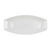 Fuente De Cocina Quid Gastro Cerámica Blanco (40 X 17,5 X 3,5 Cm) (pack 4x)