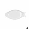 Fuente De Cocina Quid Gastro Cerámica Blanco (32.5 X 15,5 X 2,5 Cm) (pack 6x)