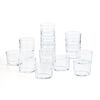 Set 16 Vasos Bajos Vidrio Chiquito 23cl