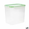 Fiambrera Hermética Quid Greenery Transparente Plástico 4,7 L (4 Unidades) (pack 4x)