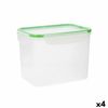 Fiambrera Hermética Quid Greenery Transparente Plástico (3,7 L) (pack 4x)