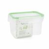 Fiambrera Hermética Quid Greenery 1,8 L Transparente Plástico (pack 4x)