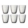 Set 6 Vasos Altos Vidrio Pepite 31cl