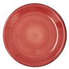 Plato Llano Quid Vita Cerámica Rojo (ø 27 Cm) (12 Unidades)