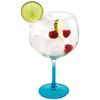 Set 6 Copas Combinado Vidrio Pie Color Combinado 71,5cl