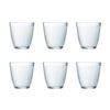 Set 6 Vasos Bajos Vidrio Concepto Pampille 25cl