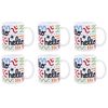 Set 6 Mugs Cerámica Hello Comic Quid Comic 33cl