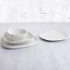 Plato Irregular Porcelana Fosil 21,1x20,3x2,3cm