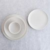 Plato Llano Porcelana Fosil 26,5x26,4x2,3cm