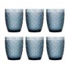 Set 6 Vasos Bajos Vidrio Blue Moon 24cl