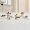 Set 6 Mini Barcos Aperitivo Porcelana Bl Select 12,5cm