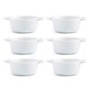 Set 6 Tapas Atun Porcelana Blanca Gastro Fun 10cm