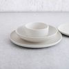 Vajilla Porcelana Blanca Reforzada Fosil 12 Piezas - 4 Personas