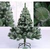 Árbol De Navidad 150cm 1.5m Pino Artificial Decoración Navideña Con Soporte Metálico Ramas Verdes Con Efecto Nieve